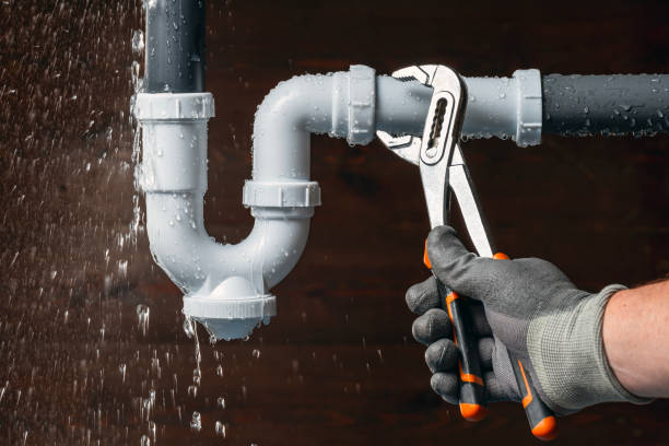 Professional Sewer Line Repair technician working in Crown City, OH